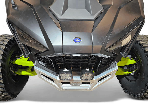 Machined Billet Front Winch Bumper Clear Anodize (Fits: Polaris RZR Pro R / Turbo R 2022-2025)