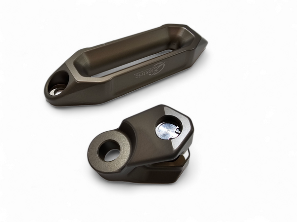 Elektric Offroad Designs UTV Winch Fairlead and Hook (Gunmetal)