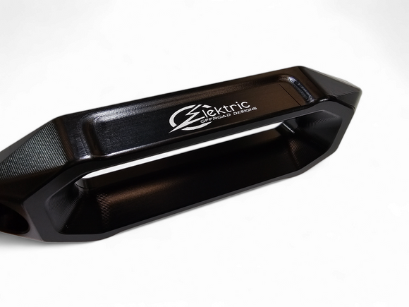 UTV Winch Fairlead and Hook Black - Elektric Offroad Designs