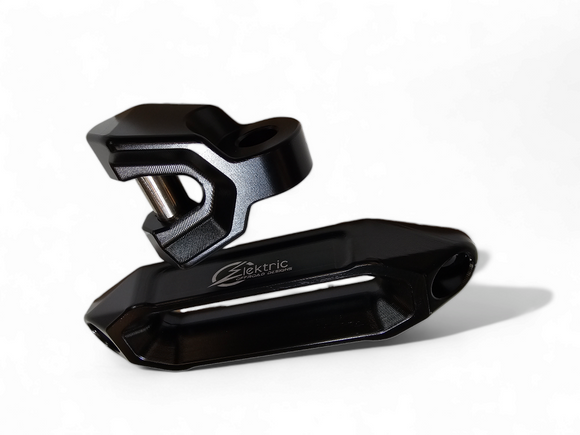 UTV Winch Fairlead and Hook Black - Elektric Offroad Designs