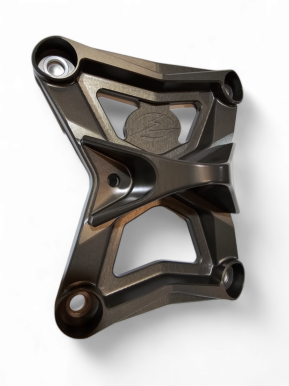 Radius Rod Plate with Tow Hook Gunmetal (Fits: Polaris RZR Pro XP 2022-2024)