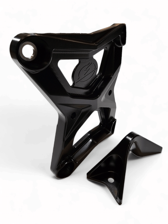 Radius Rod Plate with Tow Hook Black (Fits: Polaris RZR Pro XP 2022-2024)