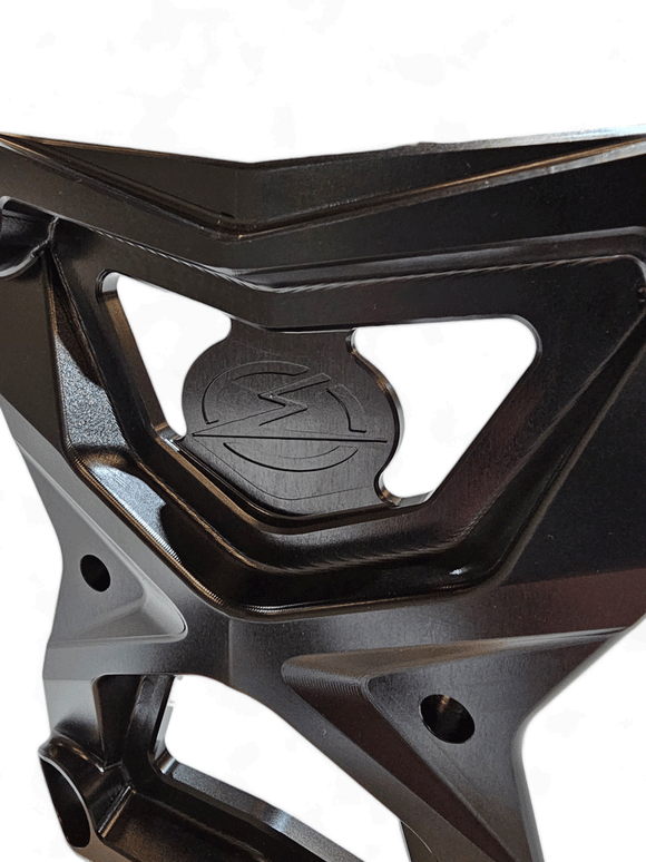 Radius Rod Plate with Tow Hook Black (Fits: Polaris RZR Pro XP 2022-2024)