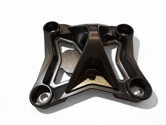 Radius Rod Plate with Tow Hook Gun Metal (Fits: Can-Am Maverick X3 2017-2021)