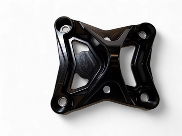 Radius Rod Plate with Tow Hook Black (Fits: Can-Am Maverick X3 2017-2021)