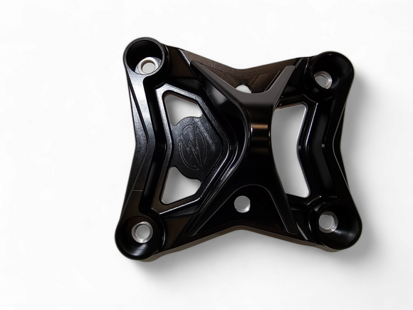 Radius Rod Plate with Tow Hook Black (Fits: Can-Am Maverick X3 2017-2021)