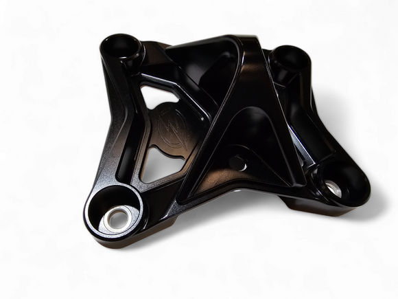 Radius Rod Plate with Tow Hook Black (Fits: Can-Am Maverick X3 2017-2021)