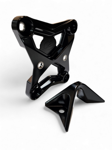 Radius Rod Plate with Tow Hook Black (Fits: Can-Am Maverick X3 2017-2021)