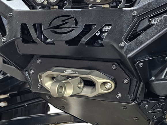 UTV Winch Fairlead and Hook Gunmetal - Elektric Offroad Designs