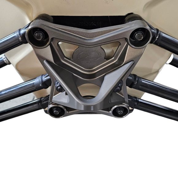 Radius Rod Plate with Tow Hook Gun Metal (Fits: Can-Am Maverick X3 2017-2021)
