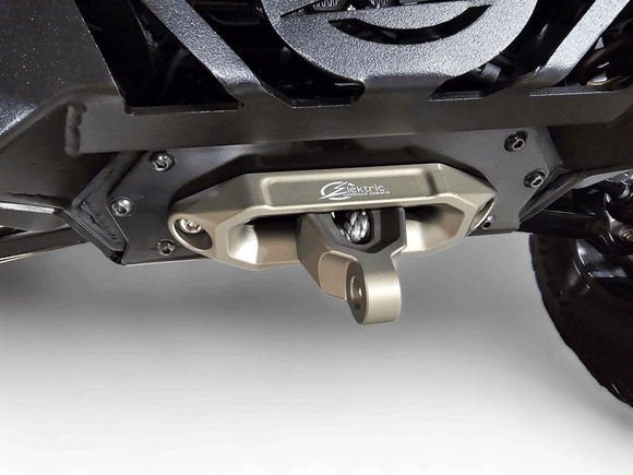 UTV Winch Fairlead and Hook Gunmetal - Elektric Offroad Designs