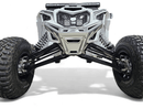 2017 to Current Can-Am X3 Maverick Machined Billet Front Winch Bumper (Clear Anodize) - electrikoffroad.com