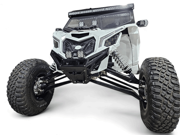 Machined Billet Front Winch Bumper Black Anodize (Fits: Can-Am Maverick X3 2017+)
