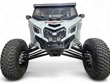 Machined Billet Front Winch Bumper Black Anodize (Fits: Can-Am Maverick X3 2017+)