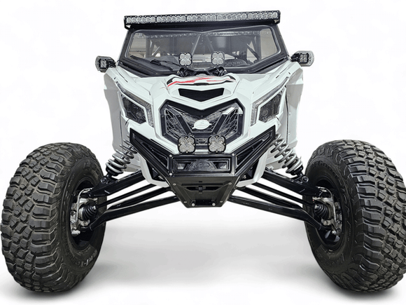 Machined Billet Front Winch Bumper Black Anodize (Fits: Can-Am Maverick X3 2017+)