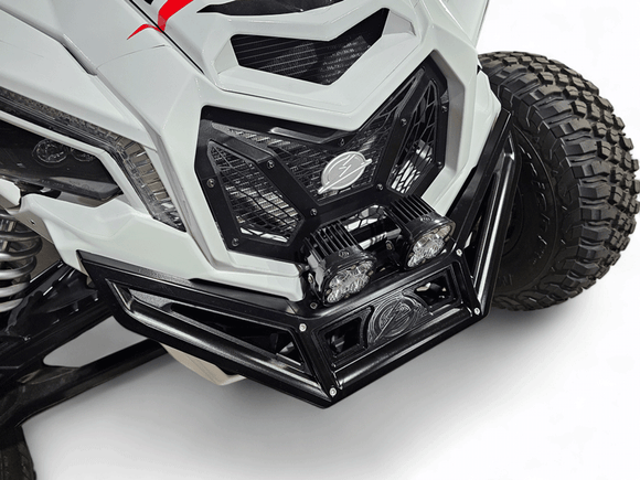 Machined Billet Front Winch Bumper Black Anodize (Fits: Can-Am Maverick X3 2017+)
