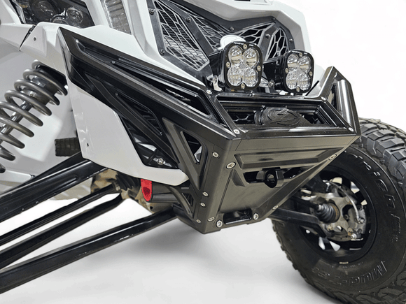 Machined Billet Front Winch Bumper Black Anodize (Fits: Can-Am Maverick X3 2017+)