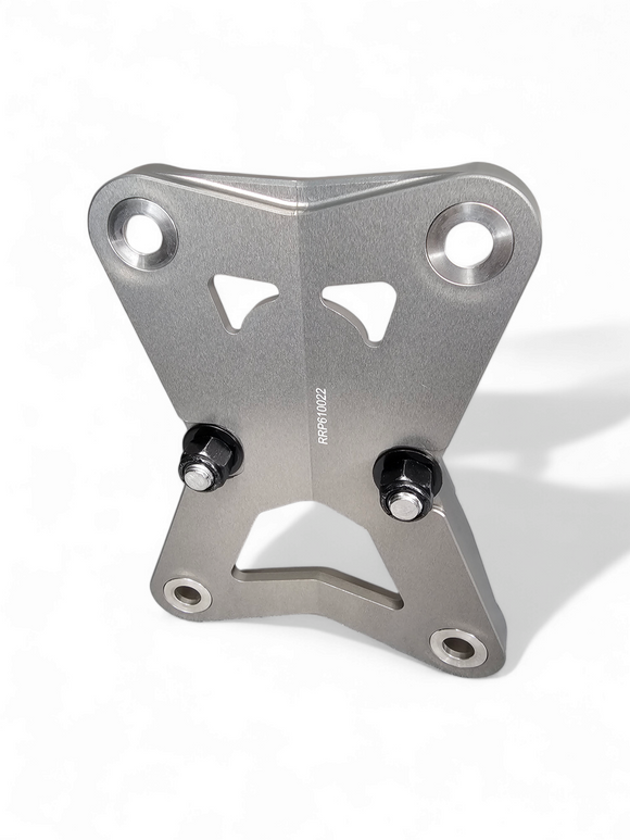 Radius Rod Plate with Tow Hook Gunmetal (Fits: Polaris RZR Turbo R / Pro R 2022-2025)