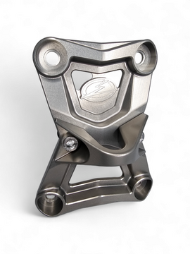 Radius Rod Plate with Tow Hook Gunmetal (Fits: Polaris RZR Turbo R / Pro R 2022-2025)