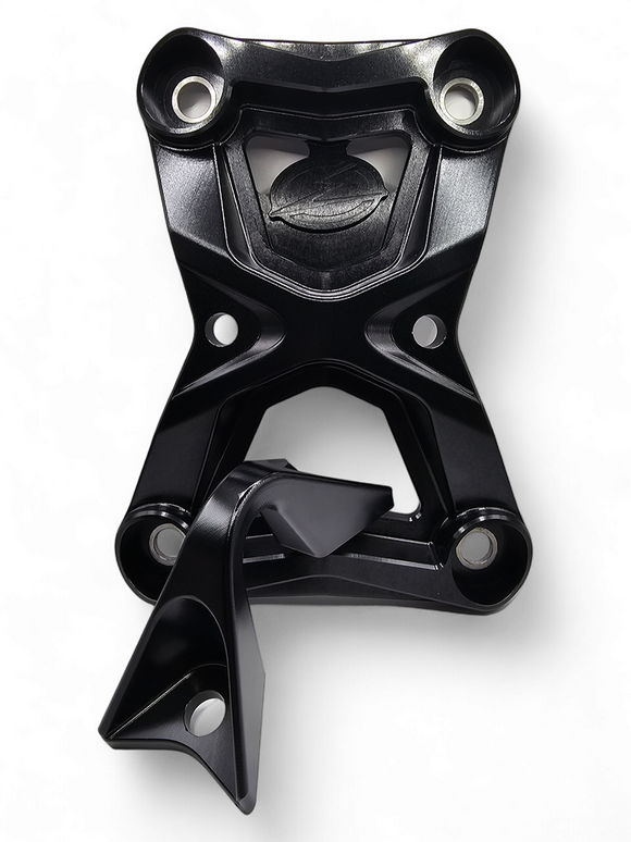 Radius Rod Plate with Tow Hook Black (Fits: Polaris RZR Turbo R/Pro R 2022-2025)