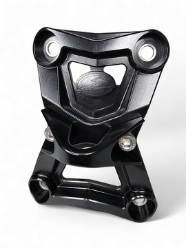 Radius Rod Plate with Tow Hook Black (Fits: Polaris RZR Turbo R/Pro R 2022-2025)