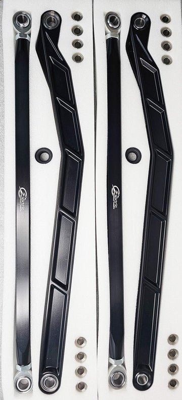 High Clearance Radius Rods in Black Finish (Fits: Polaris RZR Pro R, Pro S, Turbo R 2022+)