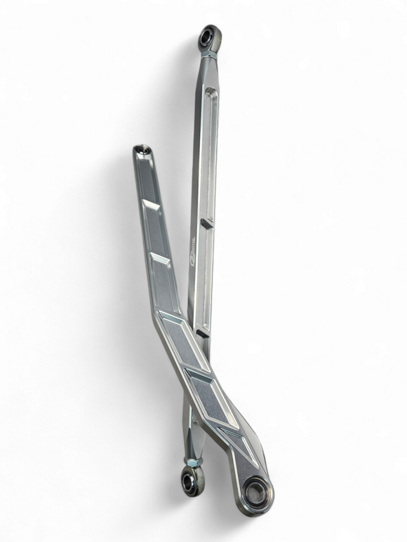 High Clearance Radius Rods in Clear Finish (Fits: Polaris RZR Pro R, Pro S, Turbo R 2022+)