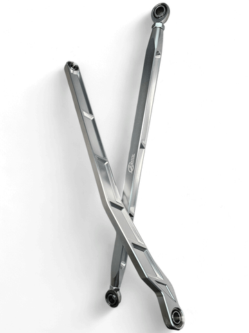 High Clearance Radius Rods in Clear Finish (Fits: Polaris RZR Pro R, Pro S, Turbo R 2022+)