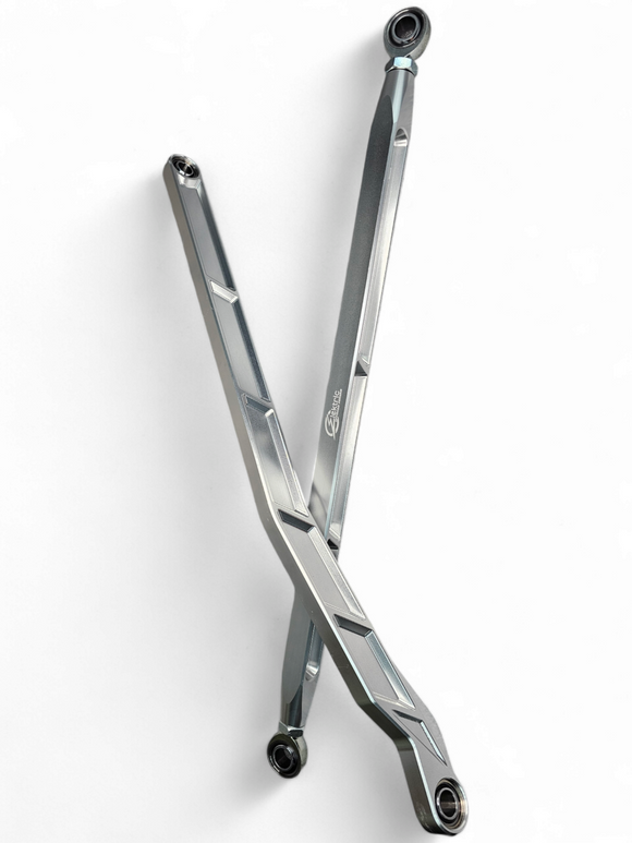 High Clearance Radius Rods in Clear Finish (Fits: Polaris RZR Pro R, Pro S, Turbo R 2022+)