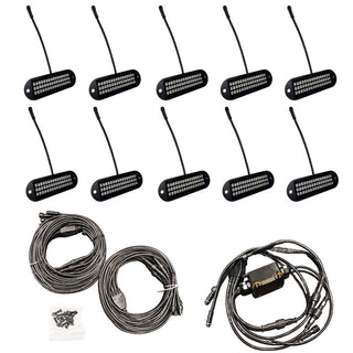 R1 INDUSTRIES XL LED ROCK LIGHTS (10-POD)