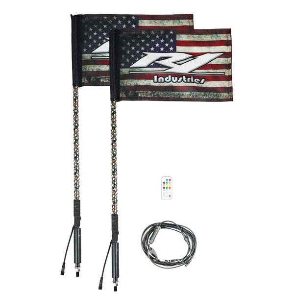 R1 WILDCAT EXTREME LED LIGHT WHIPS (Pair)