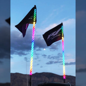 R1 WILDCAT EXTREME LED LIGHT WHIPS (Pair)