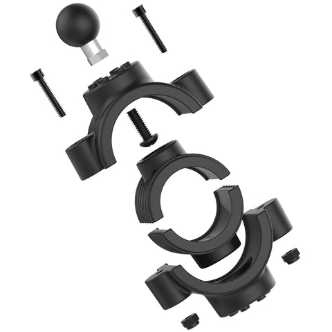 RAM® Torque™ 1 ½ - 2 Diameter Rail Base - B Size Aluminum Ball