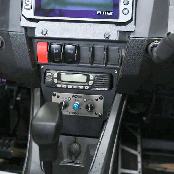 RZR Pro 2022-2024 Series Vertical Radio and Intercom Bracket