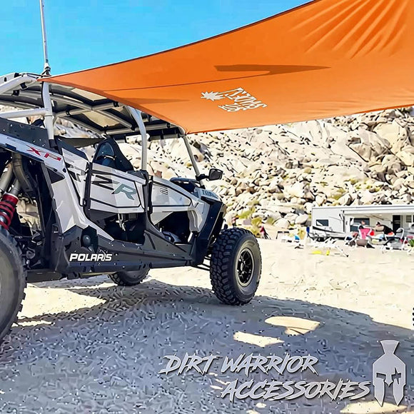 Orange - UTV / RV / BOAT Utility Shade - Site Shades