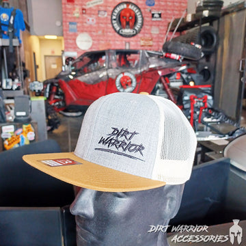 Snapback Trucker Hats with 'Dirt Warrior' logo 