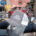 Snapback Trucker Hats Gray cap with 'Dirt Warrior' logo