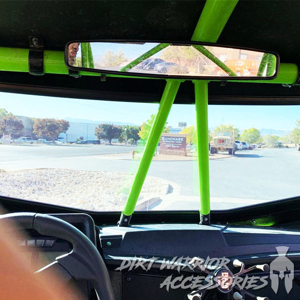 TEXTRON WILDCAT XX FRONT WINDSHIELD interior view 2018-21 Dirt Warrior Accessories