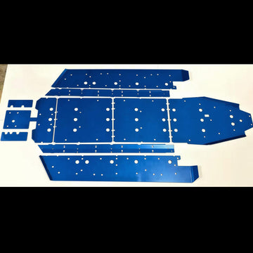 Blue Red Trail Armor Can-Am Full Skids 2017-2023 

