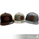 Trucker Hat with Leather DWA Logo Patch