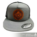 Trucker Hat with Leather DWA Logo Patch