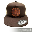 Trucker Hat with Leather DWA Logo Patch
