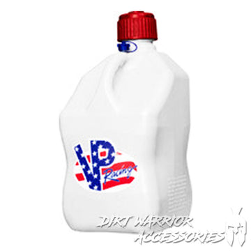 VP Racing Container 5 Gallon - White Patriotic