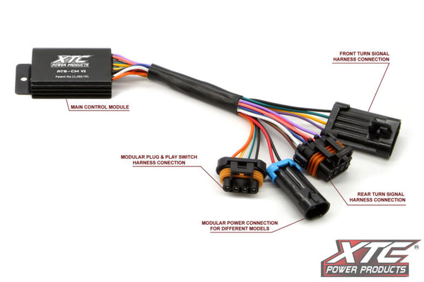 XTC Polaris RZR Pro R Premium and Ultimate Self-Canceling Turn Signal System with Billet Lever
