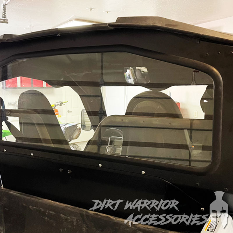UTV Rear Windshield - Yamaha RMAX 1000 2021+ 2-Seat | Dirt Warrior