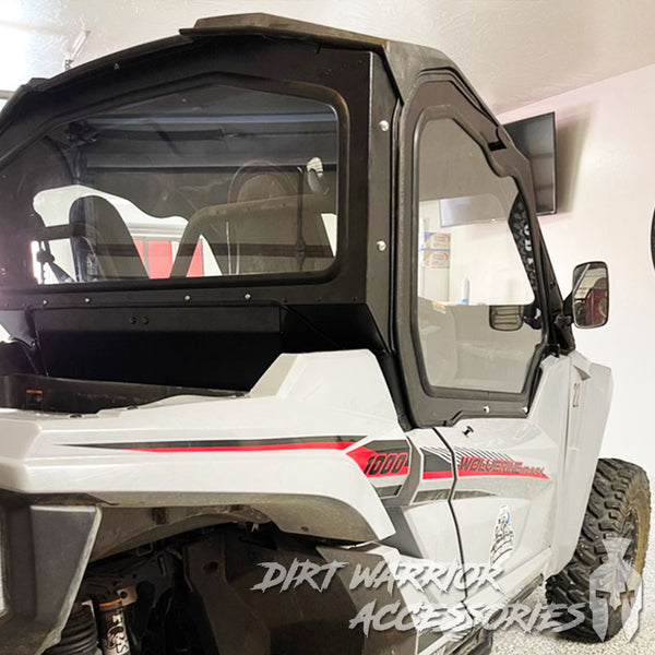 YAMAHA RMAX 2-SEAT Cab Enclosure "THE VAULT" 2021-25 Upper Side Doors & Panels (Patent Pending) Dirt Warrior Accessories