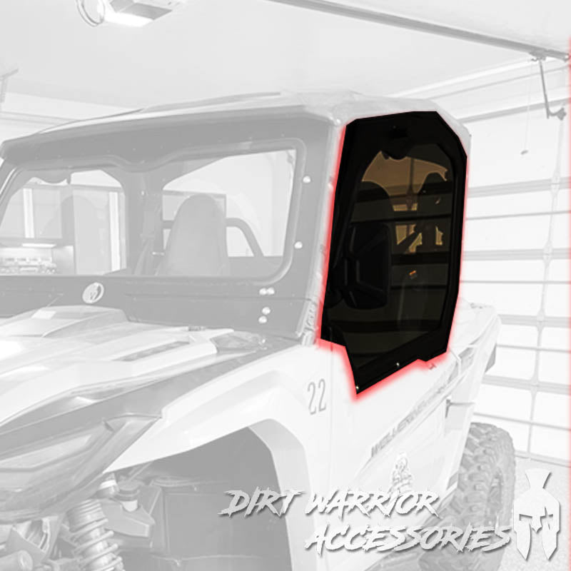 YAMAHA SF-3000 ワンオフ 2ハム化 特製ピックガード＆ロッドカバー Yamaha Viking - Full Cab Enclosure for Hard Windshield (Half Doors