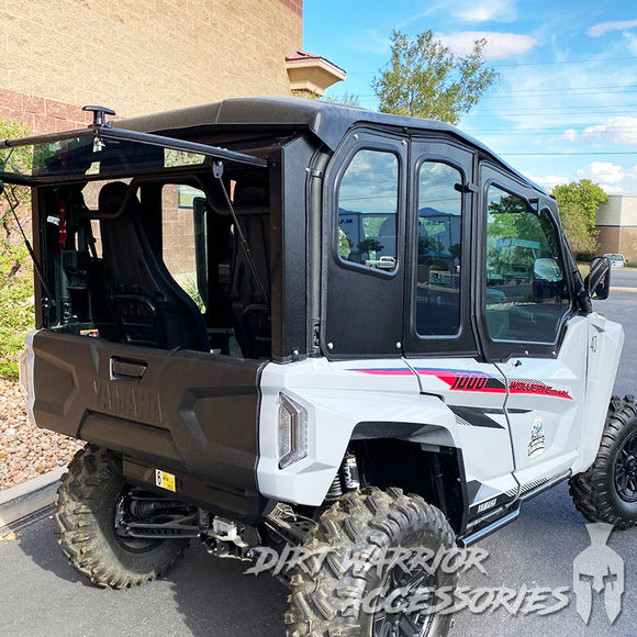 YAMAHA RMAX 4-SEAT Cab Enclosure "THE VAULT" 2021-24 Upper Side Doors & Panels (Patent Pending) Dirt Warrior Accessories