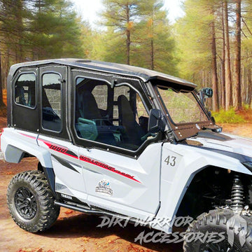 YAMAHA RMAX 4-SEAT Cab Enclosure "THE VAULT" 2021-24 Upper Side Doors & Panels (Patent Pending) Dirt Warrior Accessories