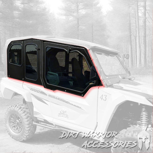 YAMAHA RMAX 4-SEAT Cab Enclosure "THE VAULT" 2021-24 Upper Side Doors & Panels (Patent Pending)